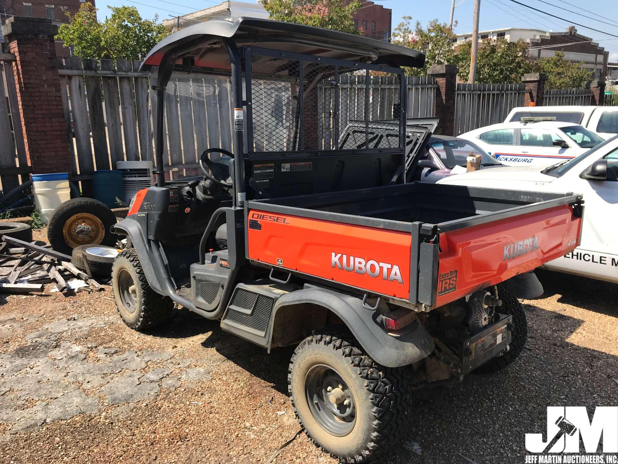 2016 KUBOTA RTV-X900 SN: A5KB2FDBJGG038683