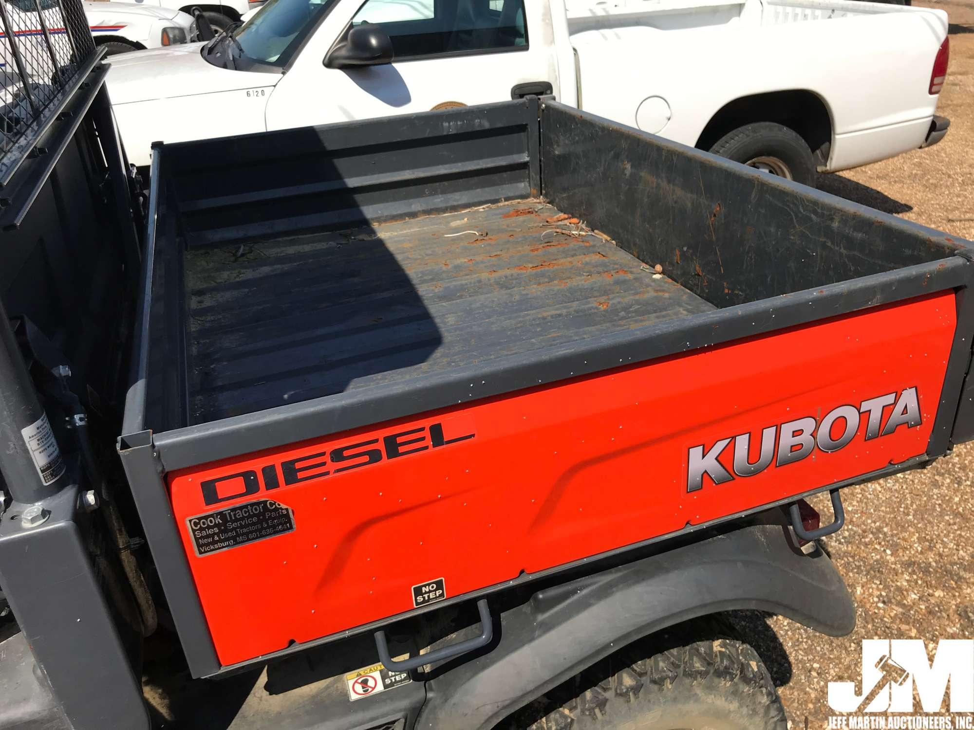 2016 KUBOTA RTV-X900 SN: A5KB2FDBJGG038683