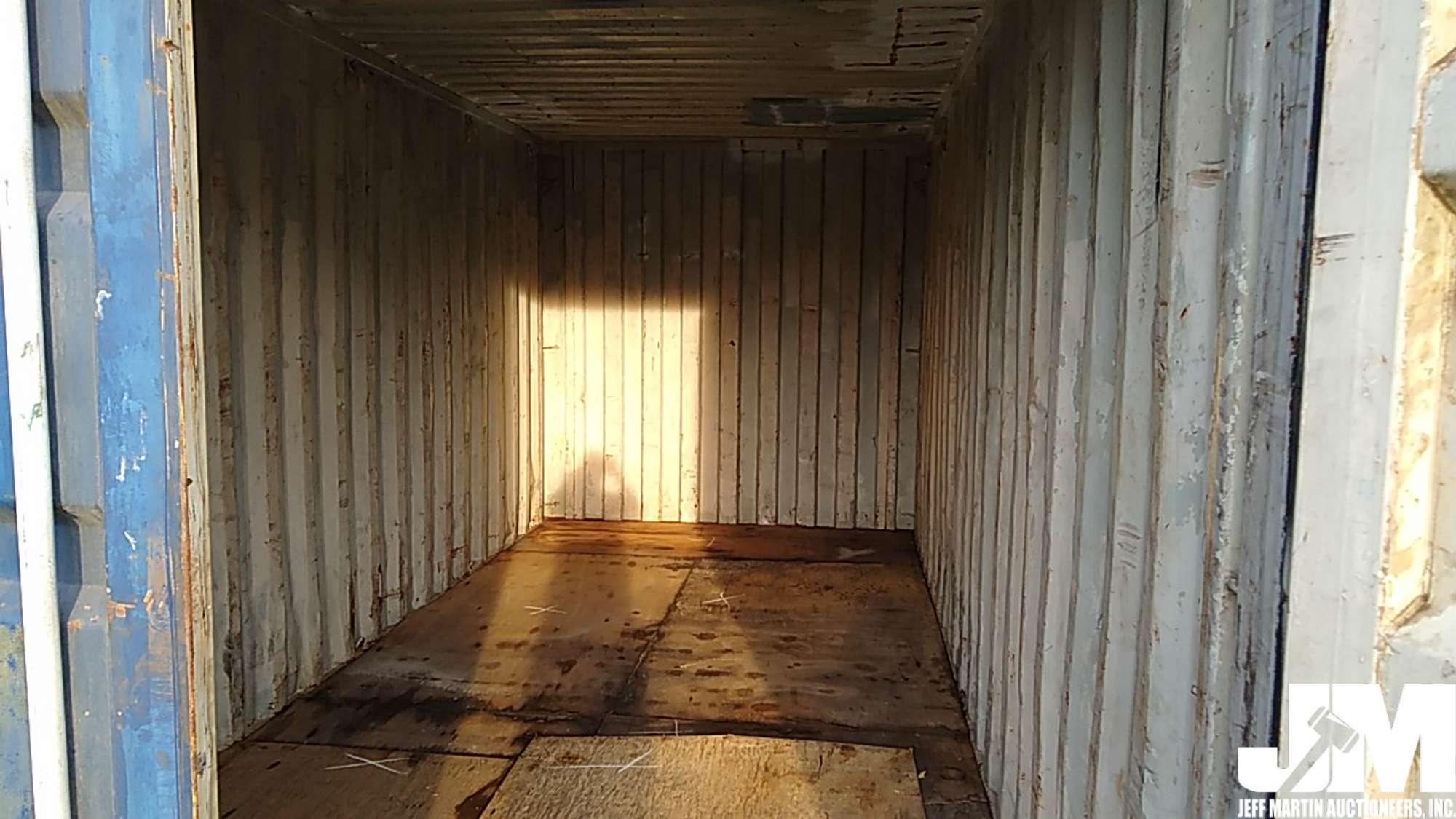 20' SHIPPING CONTAINER SN: ECMU1158847