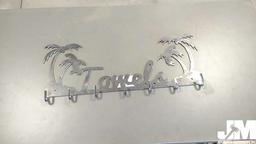 PALM TREE TOWEL RACK