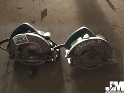 QTY OF (2) 7-1/4”...... MAKITA CIRCULAR SAWS