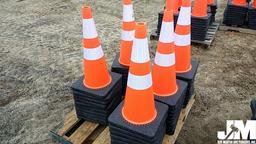 (UNUSED) QTY OF (50) ORANGE SAFETY CONES