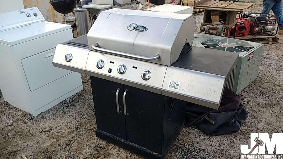 CHARBROIL RED GAS GRILL