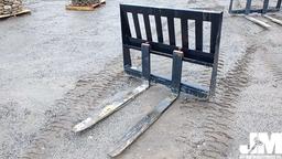 (UNUSED) 45”...... FORKS, TO FIT SKID STEER