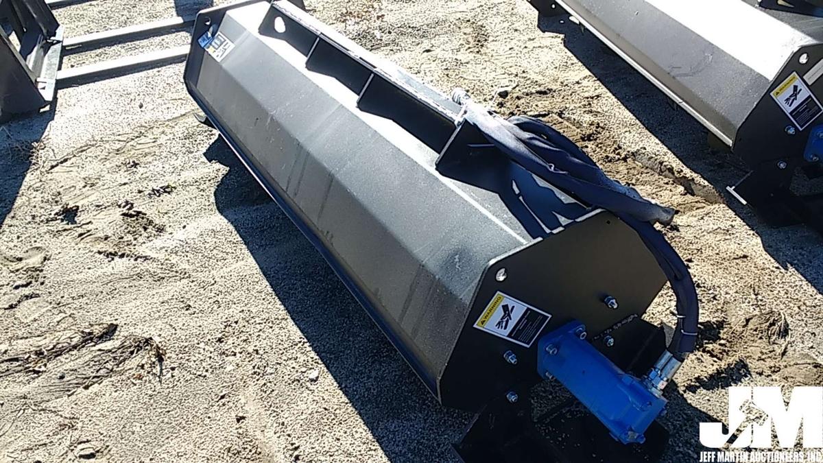 (UNUSED) 72”...... HYDRAULIC ROTARY TILLER, TO FIT SKID STEER