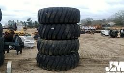 (4) GOODYEAR 21.00-25 32 PLY EQUIPMENT TIRES