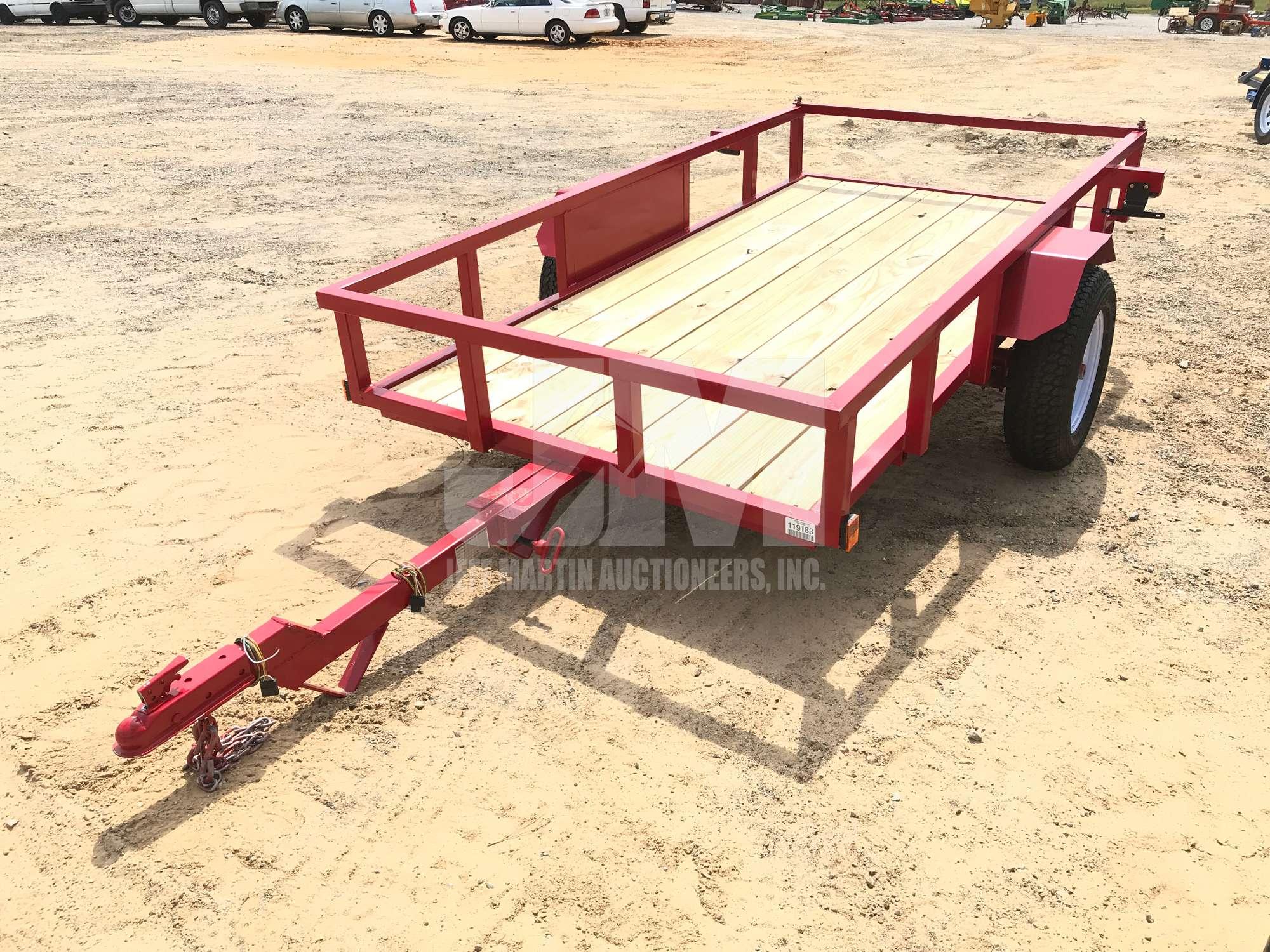 2018 TOPLINE JT10 VIN: 4UMJT1019JM000245 S/A UTILITY TRAILER