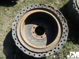 QTY OF (4) TIRES TO FIT SKID STEER