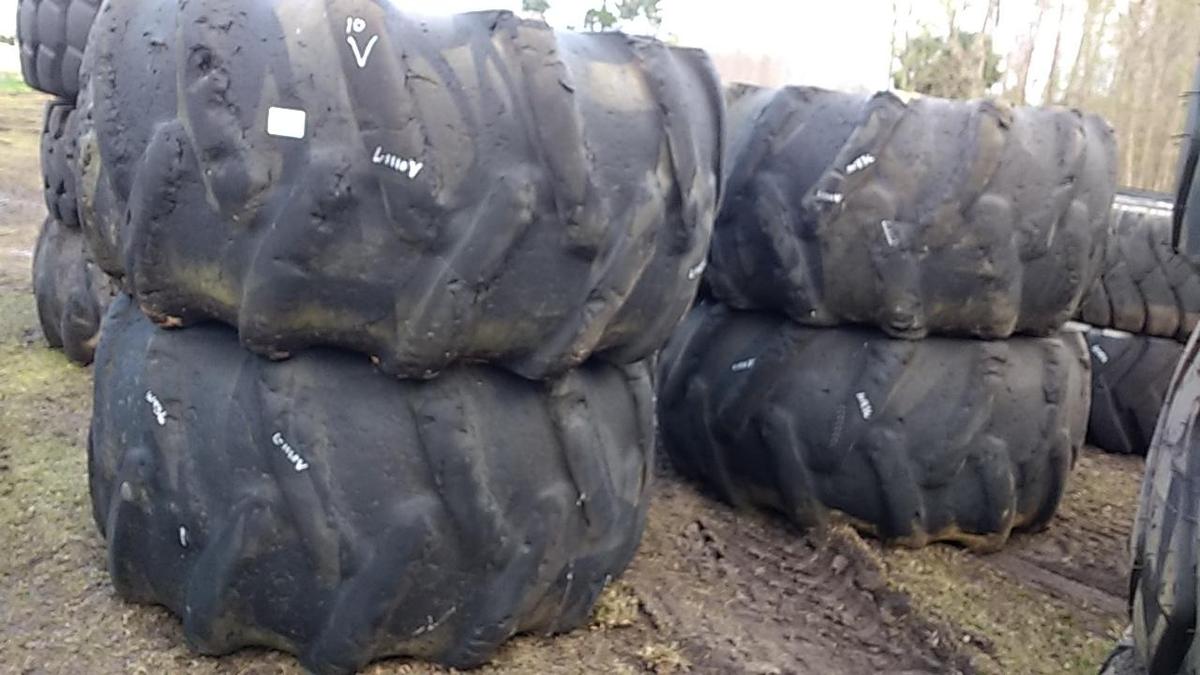 QTY OF (4) MISC EQUIPMENT TIRES