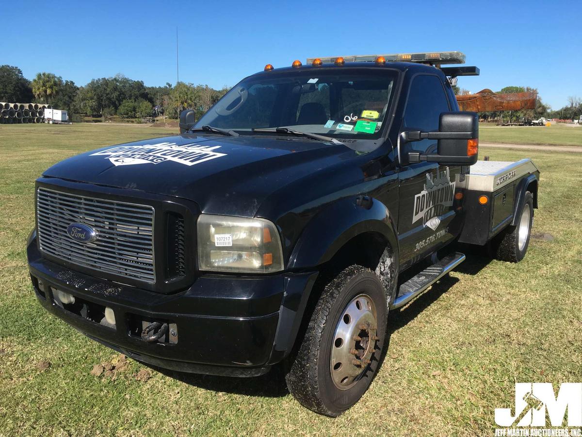 2006 FORD F-450 SD VIN: 1FDXF46P76EC46852