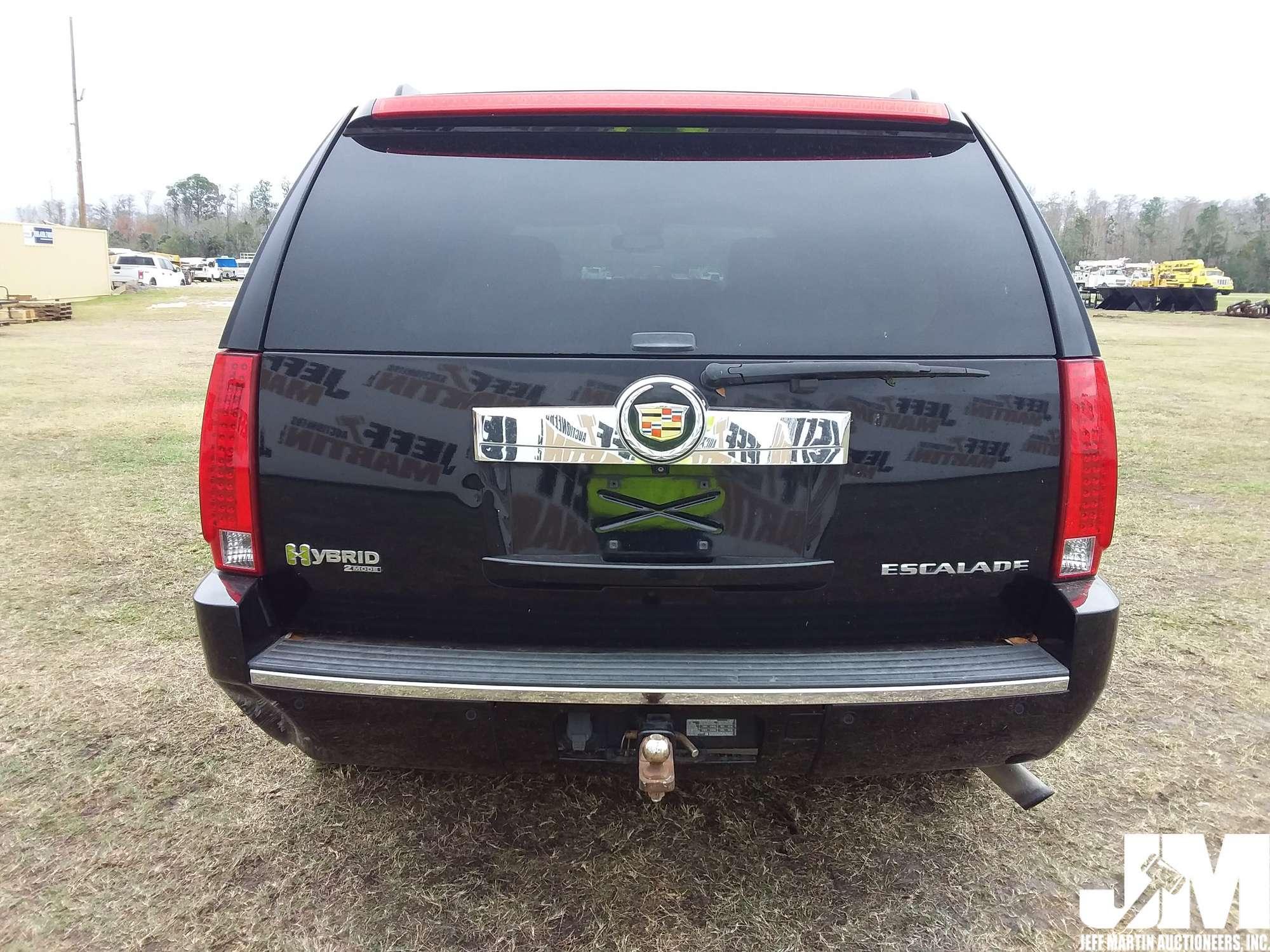 2009 CADILLAC ESCALADE HYBRID VIN: 1GYFC43539R218484