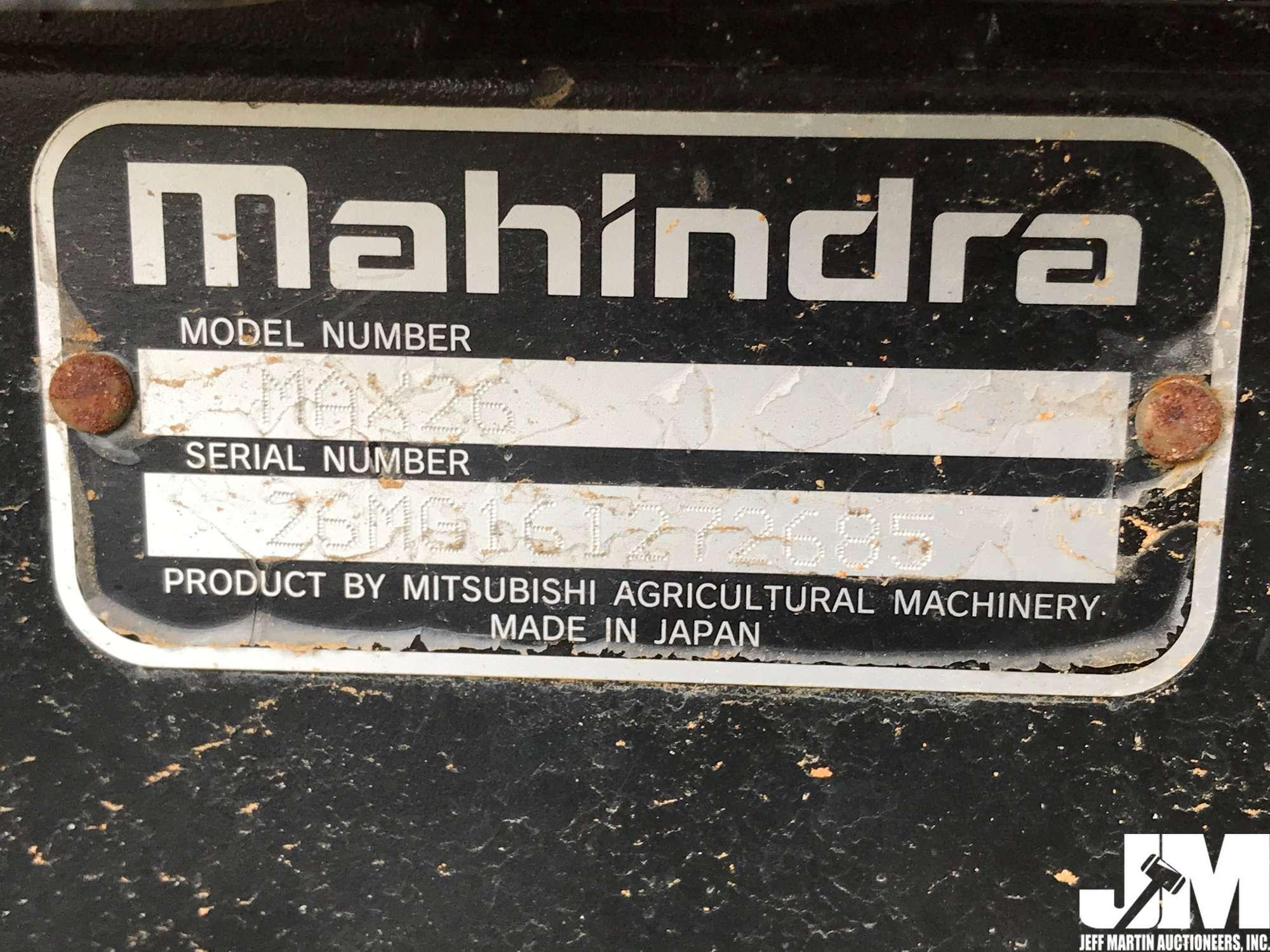 MAHINDRA MAX 26XL SN: 26MG161272685
