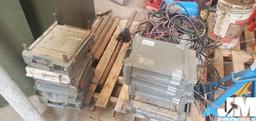 PALLET OF LOW BAND COMPANY RADIOS, AMPLIFIERS, SPEAKERS, ANTENNAS