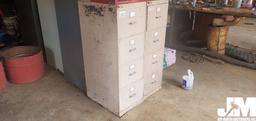 QTY OF (3) 5 DRAWER FILING CABINETS, QTY OF (9)