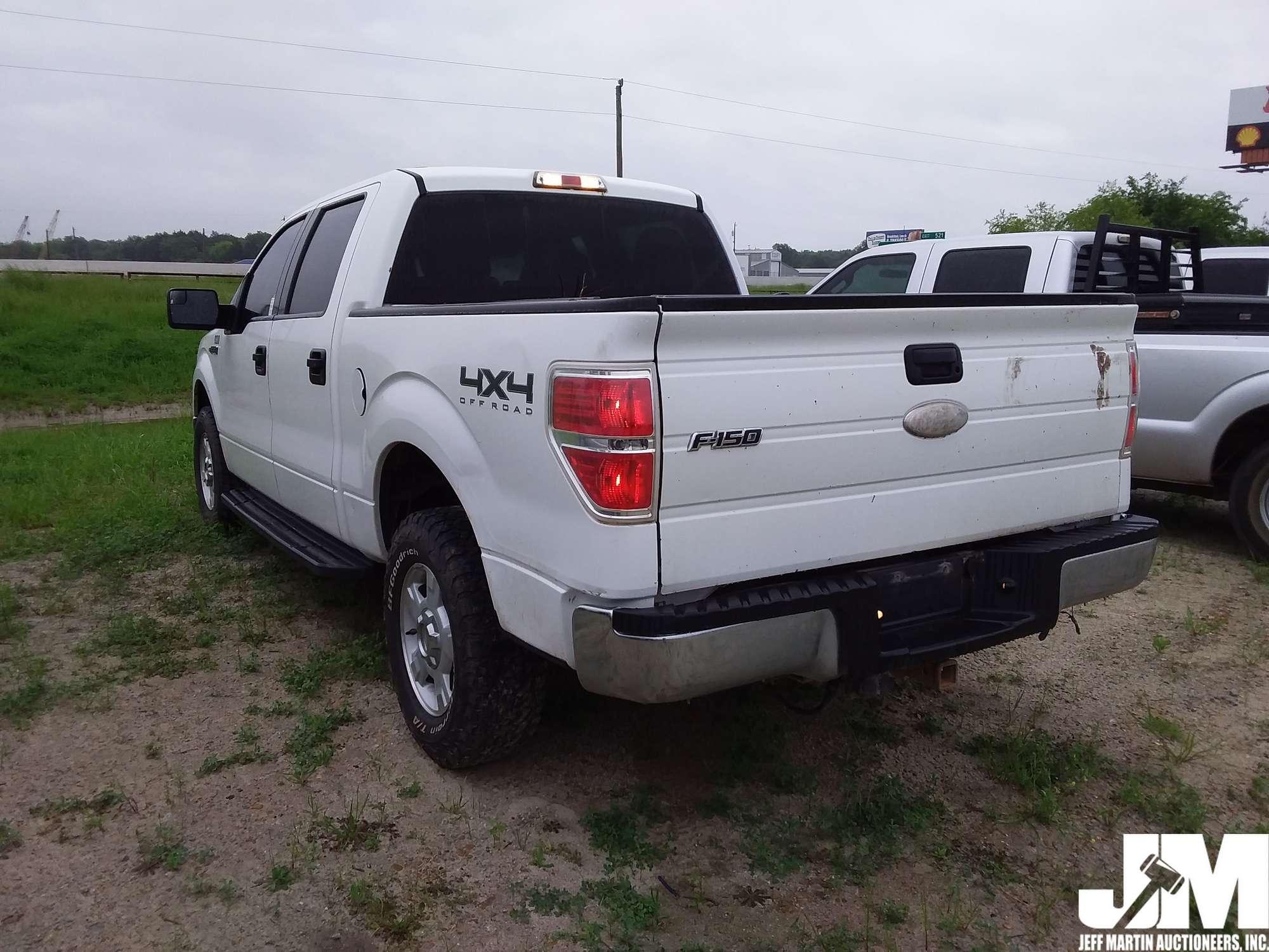 2011 FORD F-150XLT CREW CAB 4X4 PICKUP VIN: 1FTFW1EF4BKD38746