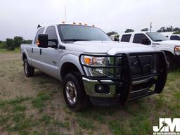 2013 FORD F-250XLT SD CREW CAB 4X4 3/4 TON PICKUP VIN: 1FT7W2BT6DEB12715