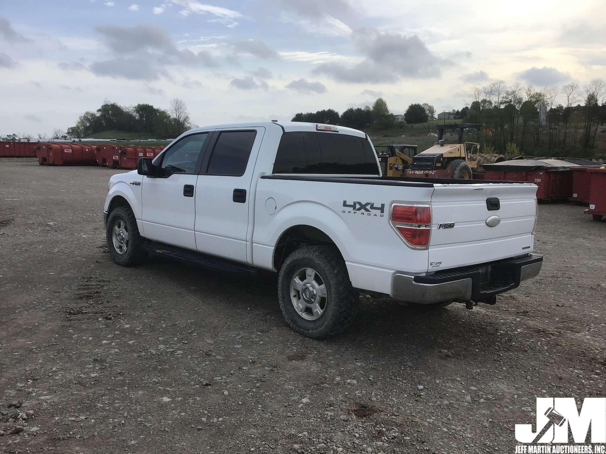 2011 FORD F-150XLT CREW CAB 4X4 PICKUP VIN: 1FTFW1EF1BKD90108