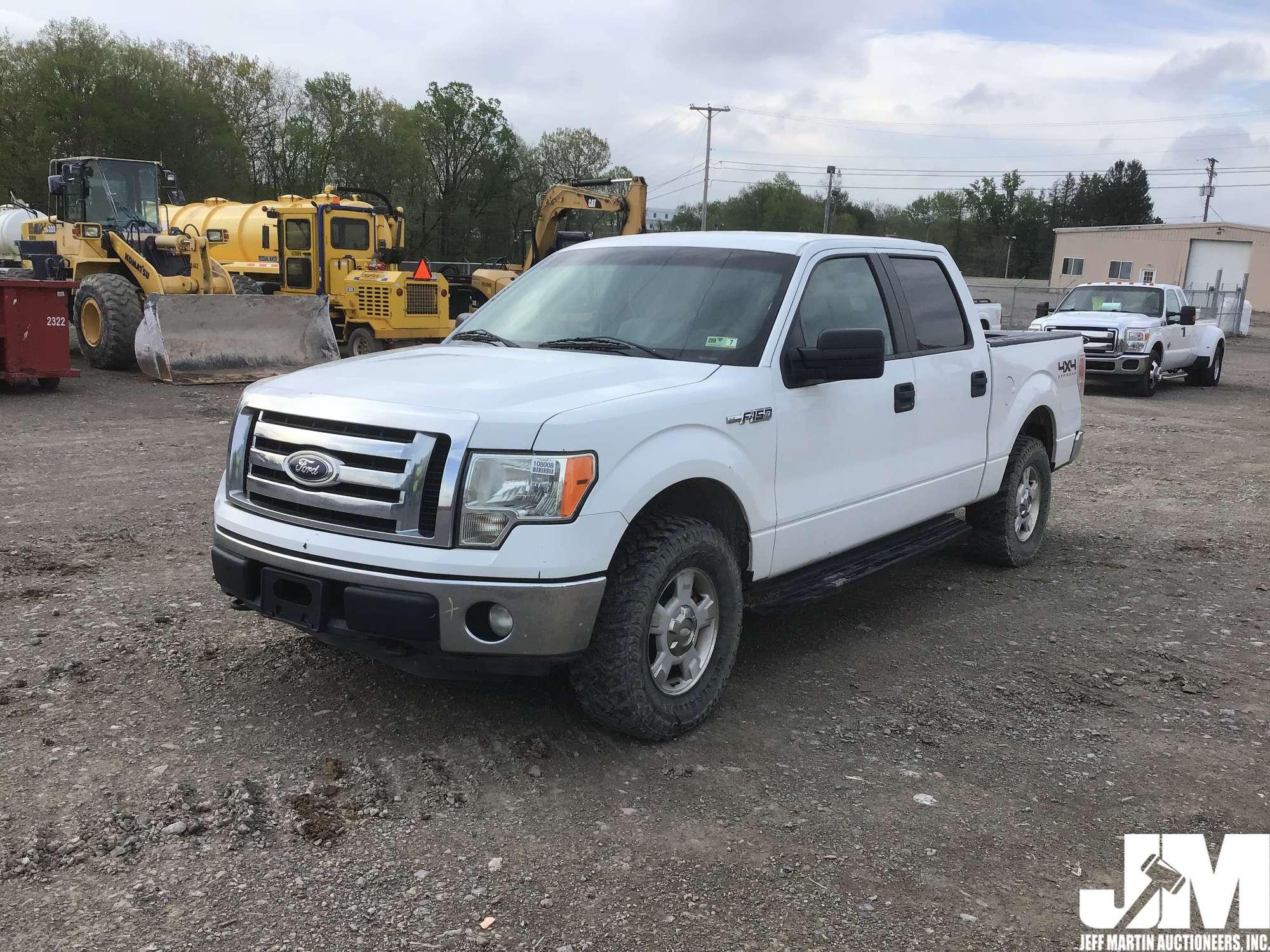 2011 FORD F-150XLT CREW CAB 4X4 PICKUP VIN: 1FTFW1EF1BKD90108