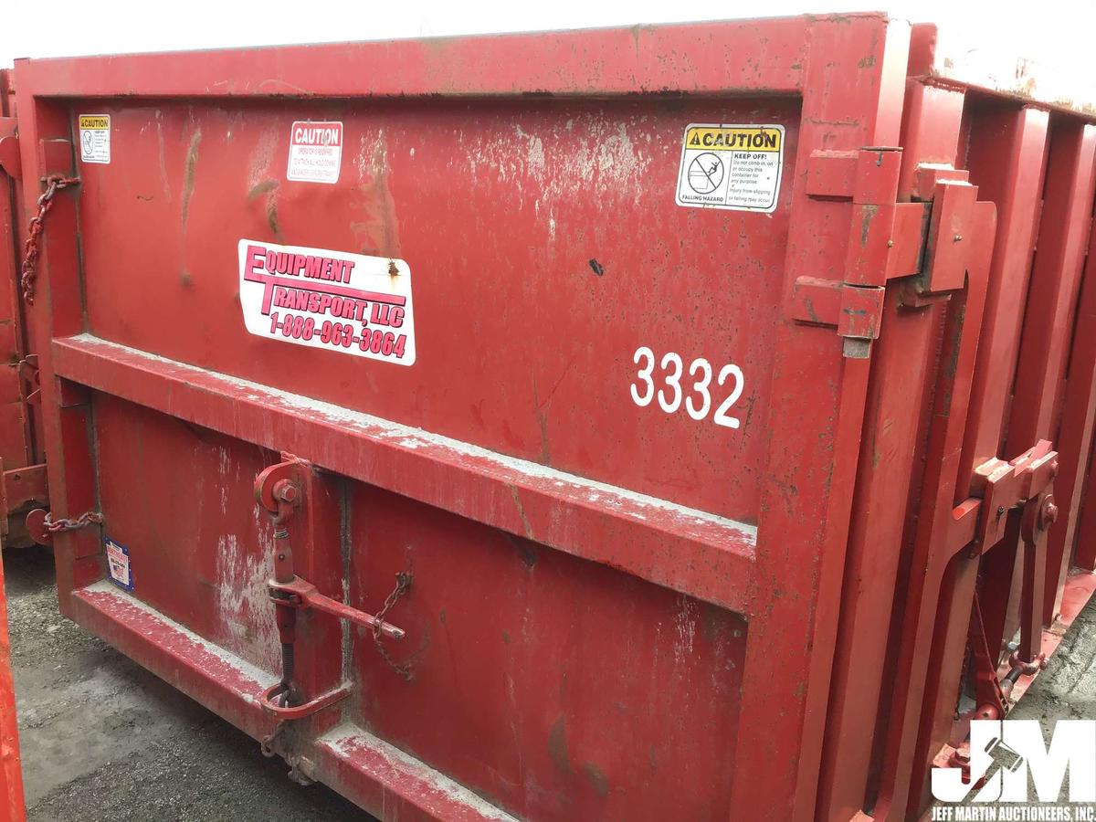 NORTHEAST 30 CY RECTANGLE ROLL-OFF CONTAINER SN: 37804