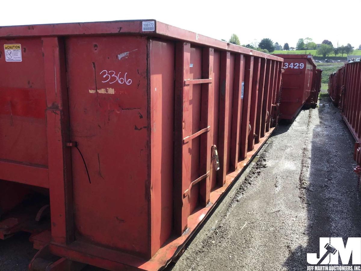 NORTHEAST 30 CY RECTANGLE ROLL-OFF CONTAINER SN: 39150