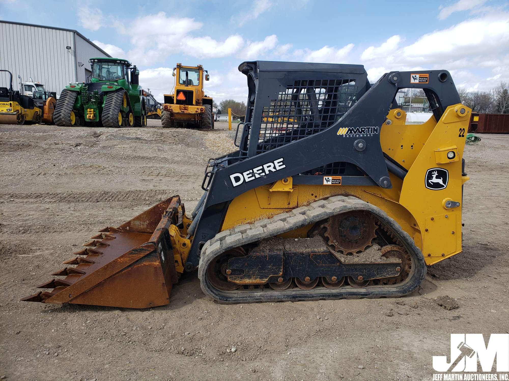 2018 DEERE 317G MULTI TERRAIN LOADER SN: 1T0317GJHHJ322779