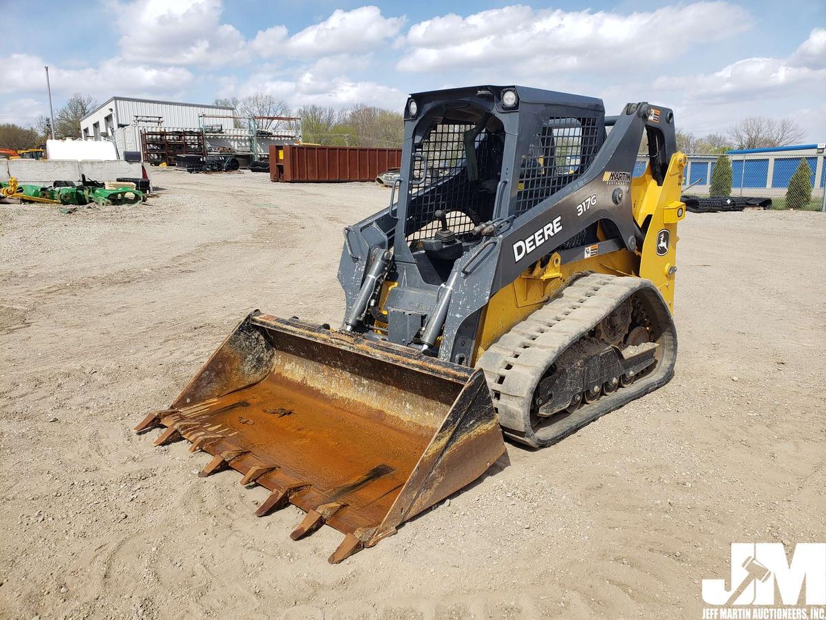 2018 DEERE 317G MULTI TERRAIN LOADER SN: 1T0317GJHHJ323771