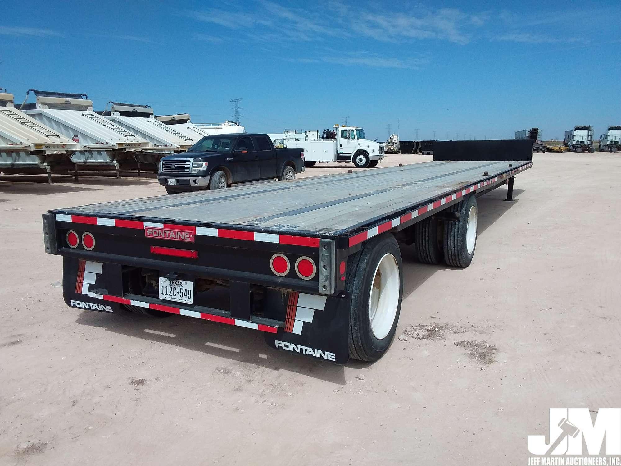 2018 FONTAINE TRAILER CO. HCVTX12WSA 48'X102" STEEL STEPDECK TRAILER VIN: 13N148204J1527812