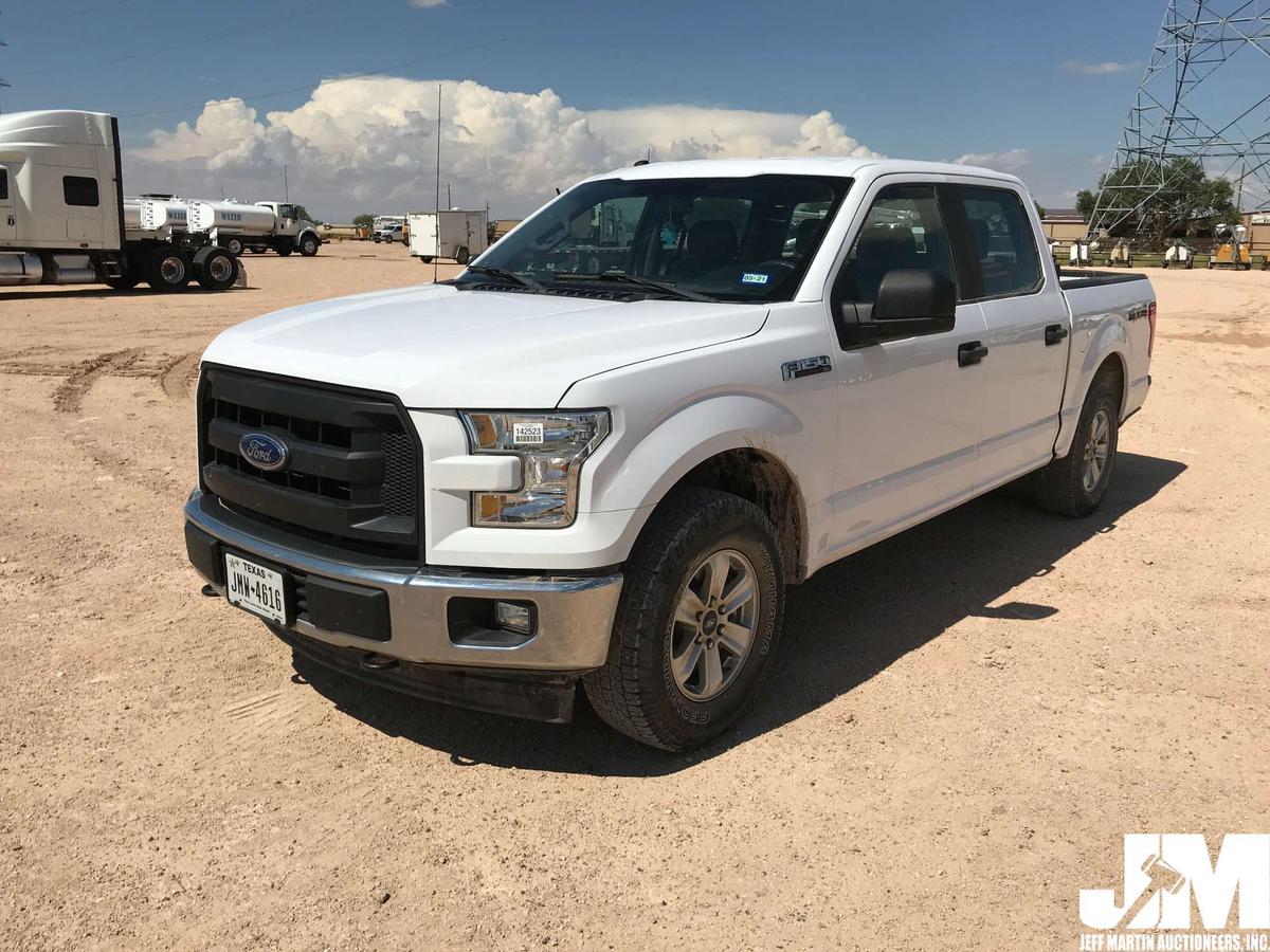 2017 FORD F-150XL CREW CAB 4X4 PICKUP VIN: 1FTEW1EF1HKC61631