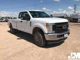 2017 FORD F-250XL SD EXTENDED CAB 4X4 3/4 TON PICKUP VIN: 1FT7X2B67HEC53905