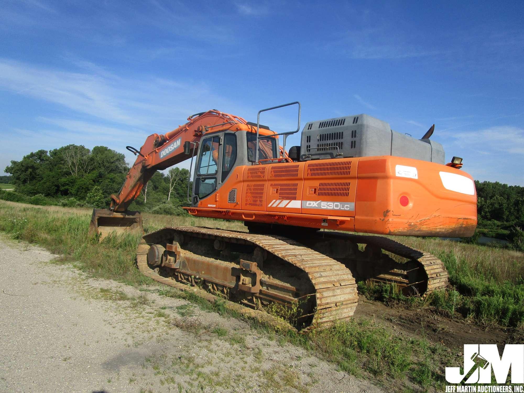 2014 DOOSAN DX530LC-3 HYDRAULIC EXCAVATOR SN: DWGCECBICD1010009