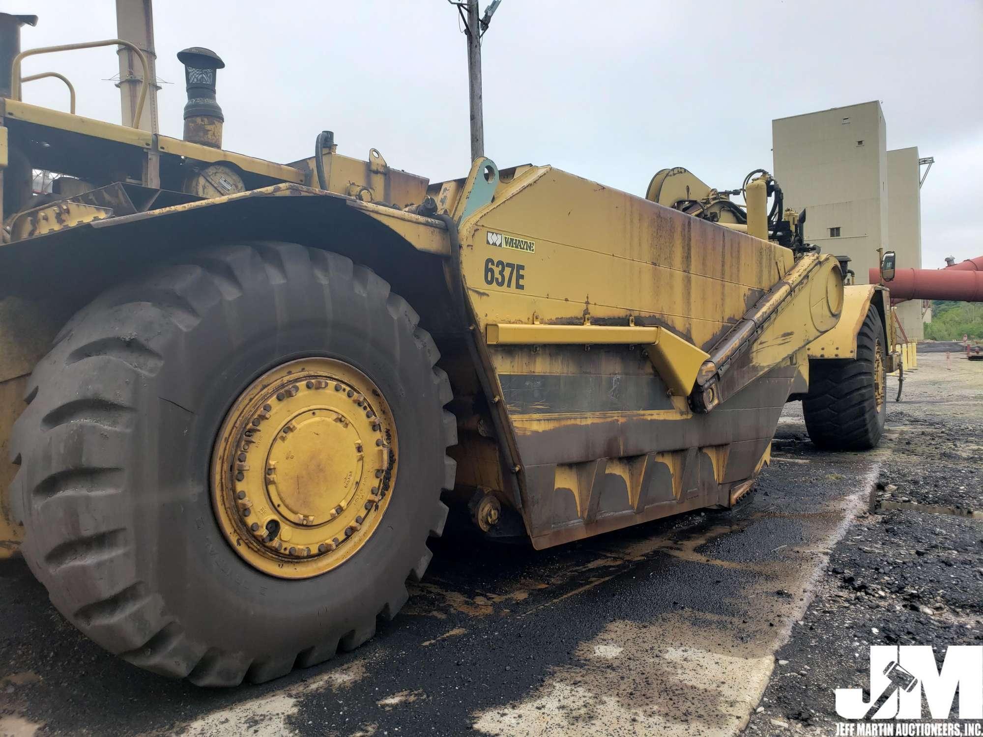 1992 CATERPILLAR 637E PUSH/PULL SCRAPER SN: 1FB00524