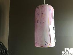 HANGING PENDANT LIGHT FIXTURE, ***BUYER RESPONSIBLE FOR DISMANTLING & REMOVAL***