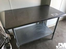 48" METAL FOOD PREP TABLE