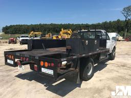 1992 FORD F-SUPER DUTY SINGLE AXLE FLATBED VIN: 2FDLF47M1NCA56228