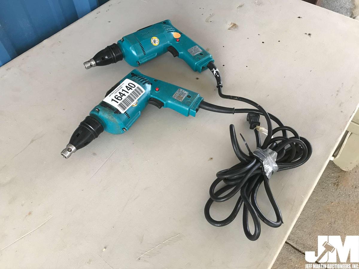 QTY OF (2) MAKITA SHEETROCK ELECTRIC SCREW GUNS