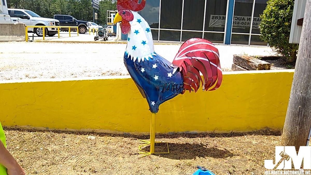 6' METAL ROOSTER