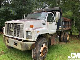 1996 CHEVROLET C7500 KODIAK VIN: 1GBJ7H1P3TJ101983 SINGLE AXLE DUMP TRUCK