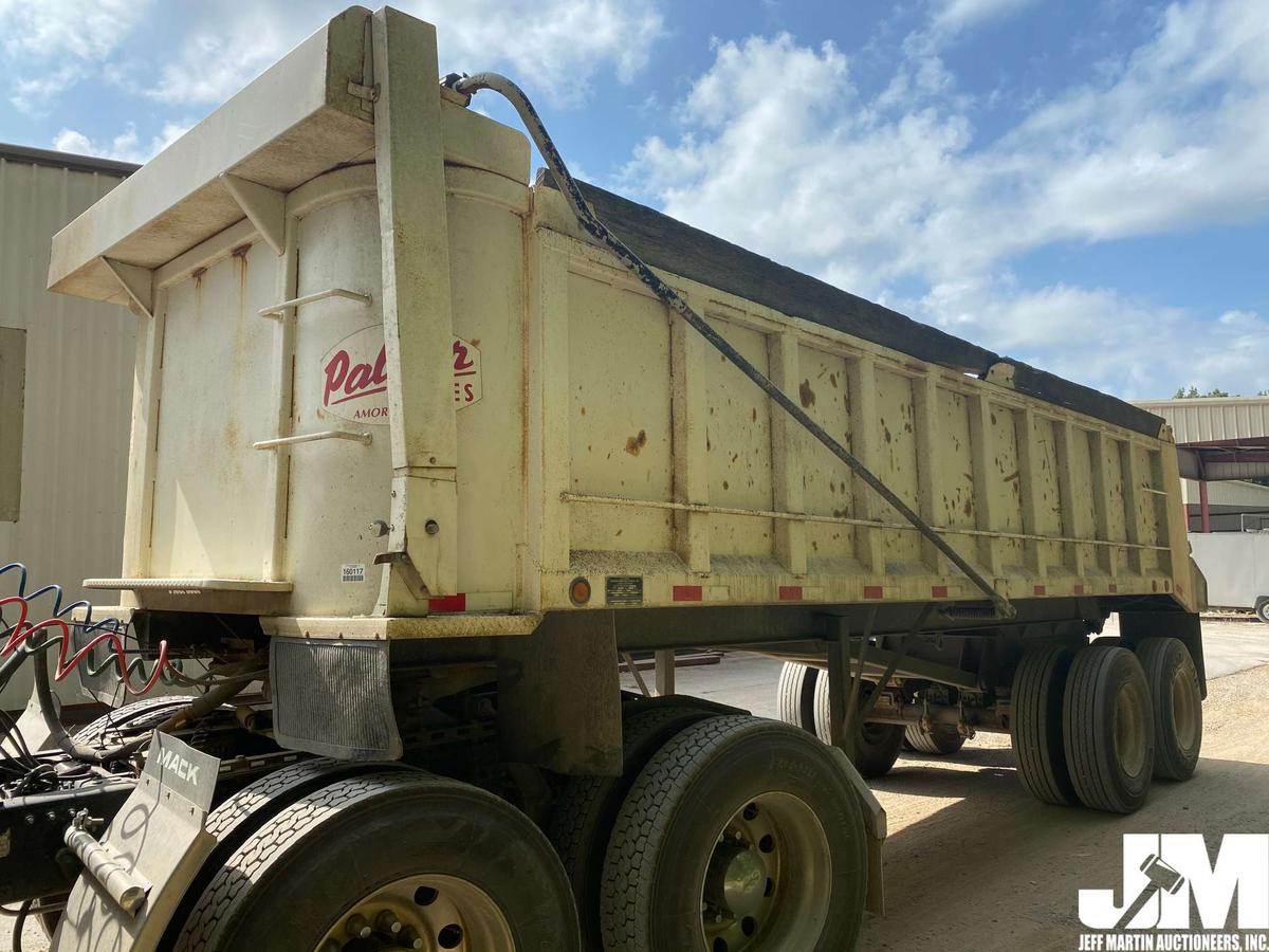 2006 PALMER TA-24H 24' STEEL DUMP TRAILER VIN: 1P924HS236A003493