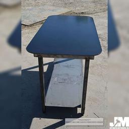 (UNUSED) 30" X 57" WELDING SHOP TABLE