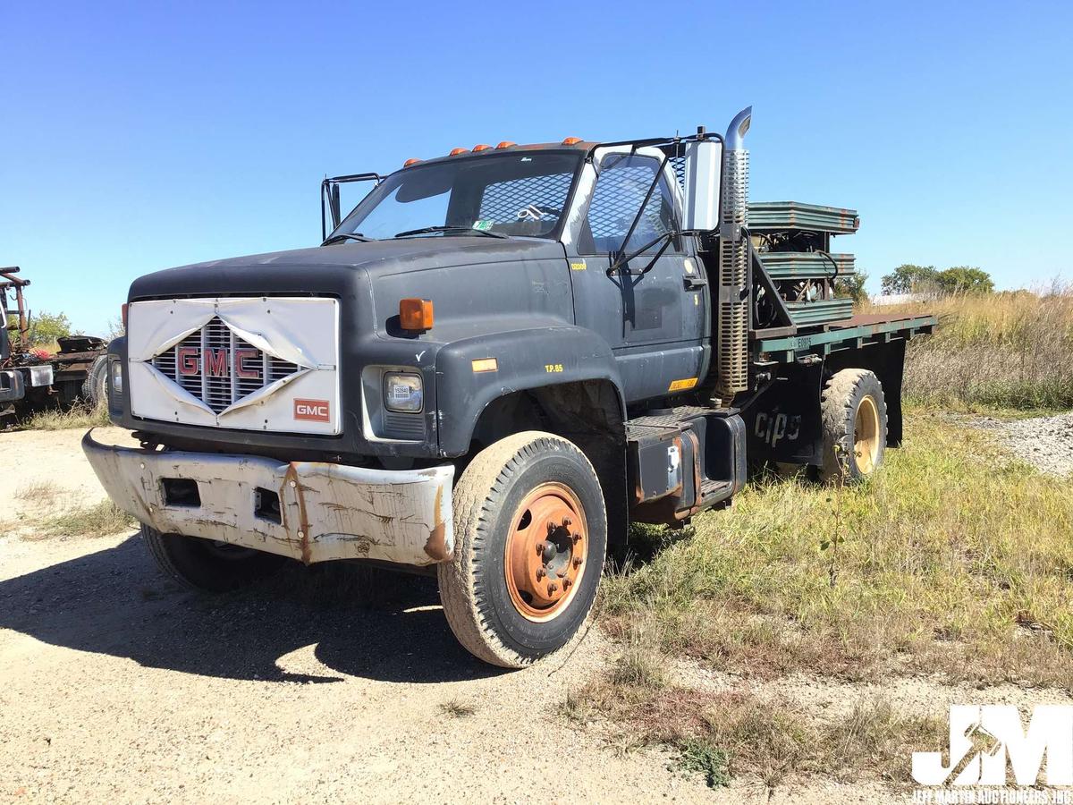 1991 GMC TOPKICK SL VIN: 1GDG6H1J4MJ522113 FLATBED