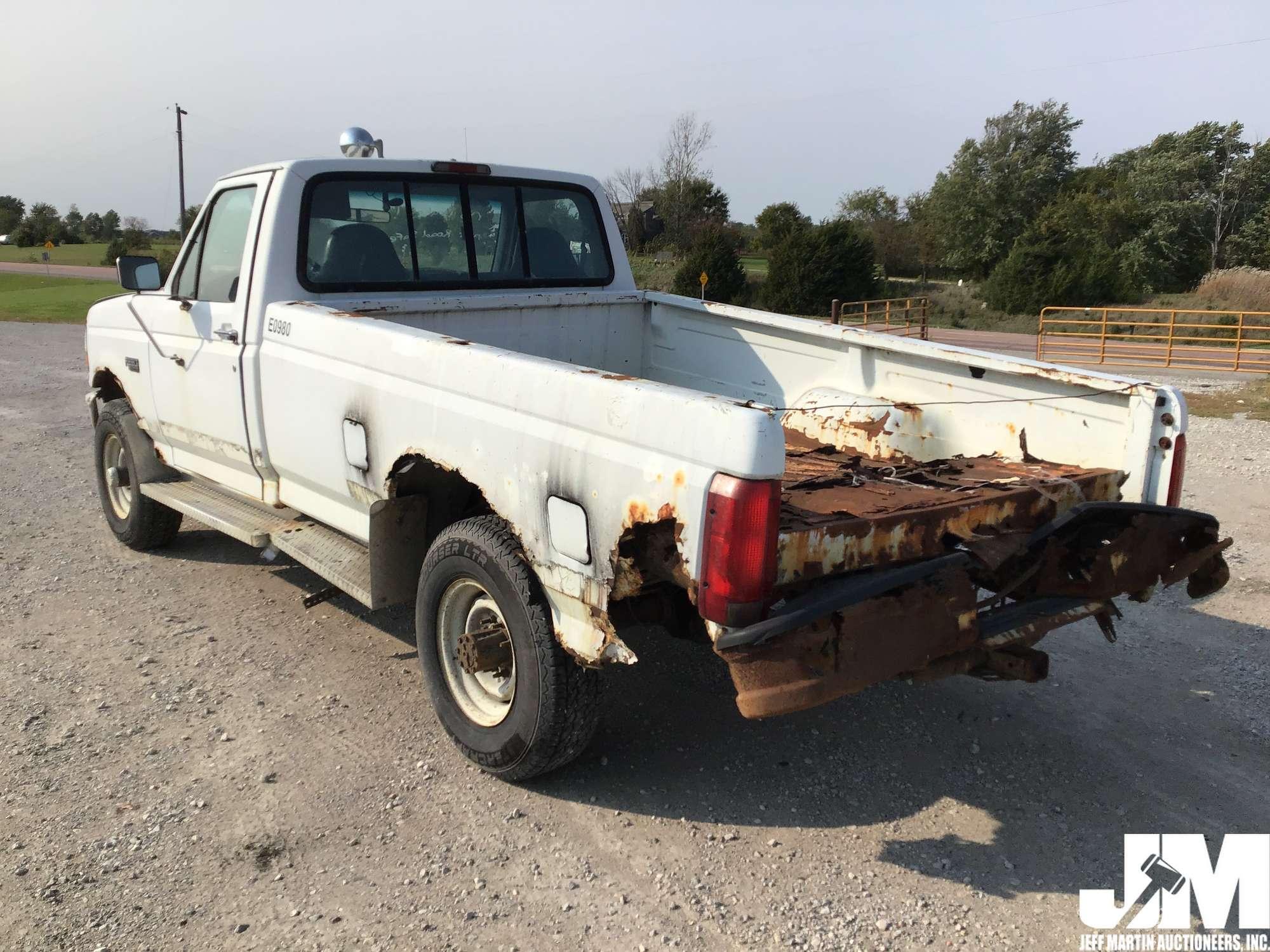 1997 FORD F-250HD REGULAR CAB 4X4 3/4 TON PICKUP VIN: 3FTHF26H7VMA52529