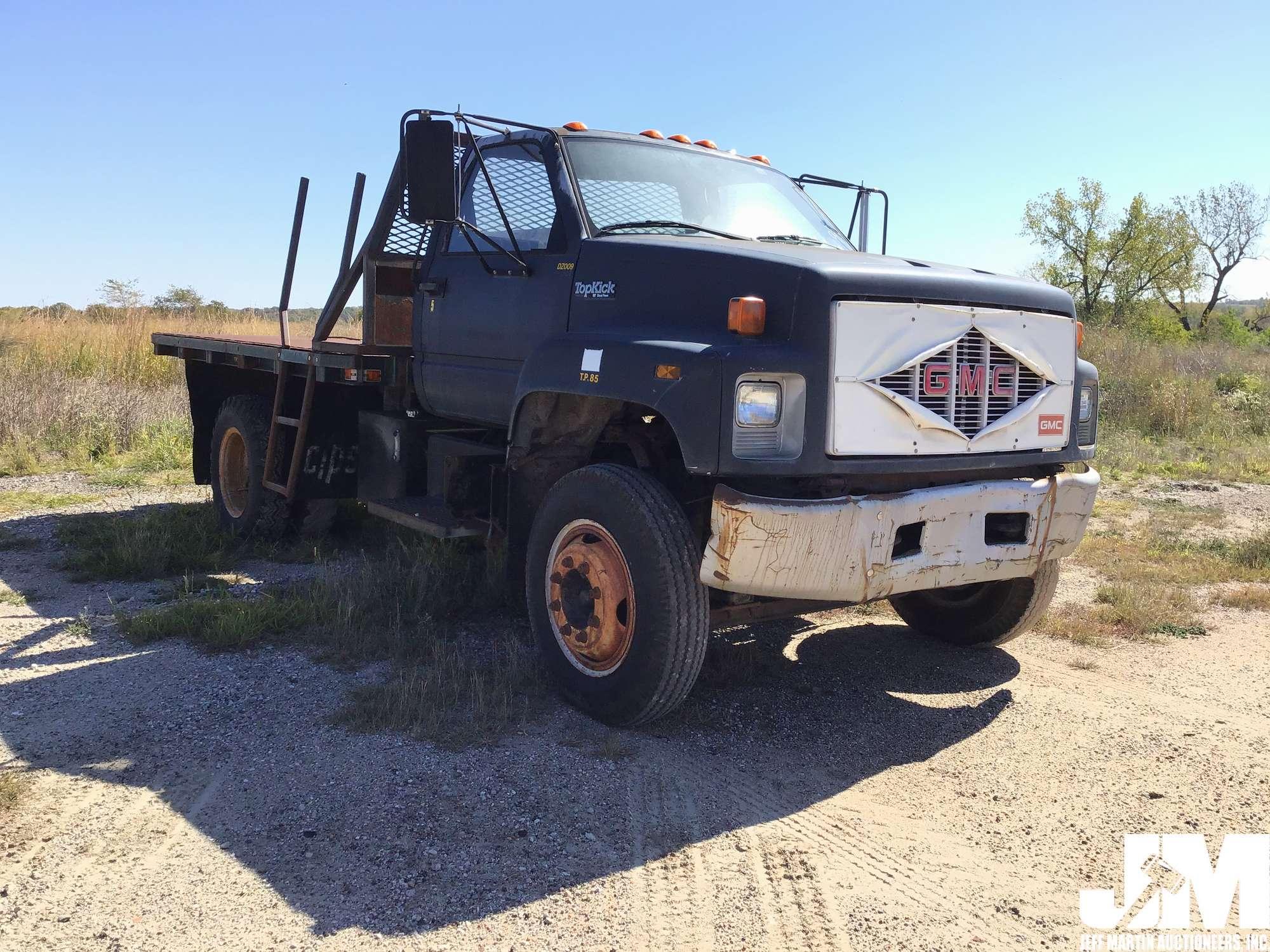 1991 GMC TOPKICK SL VIN: 1GDG6H1J4MJ522113 FLATBED