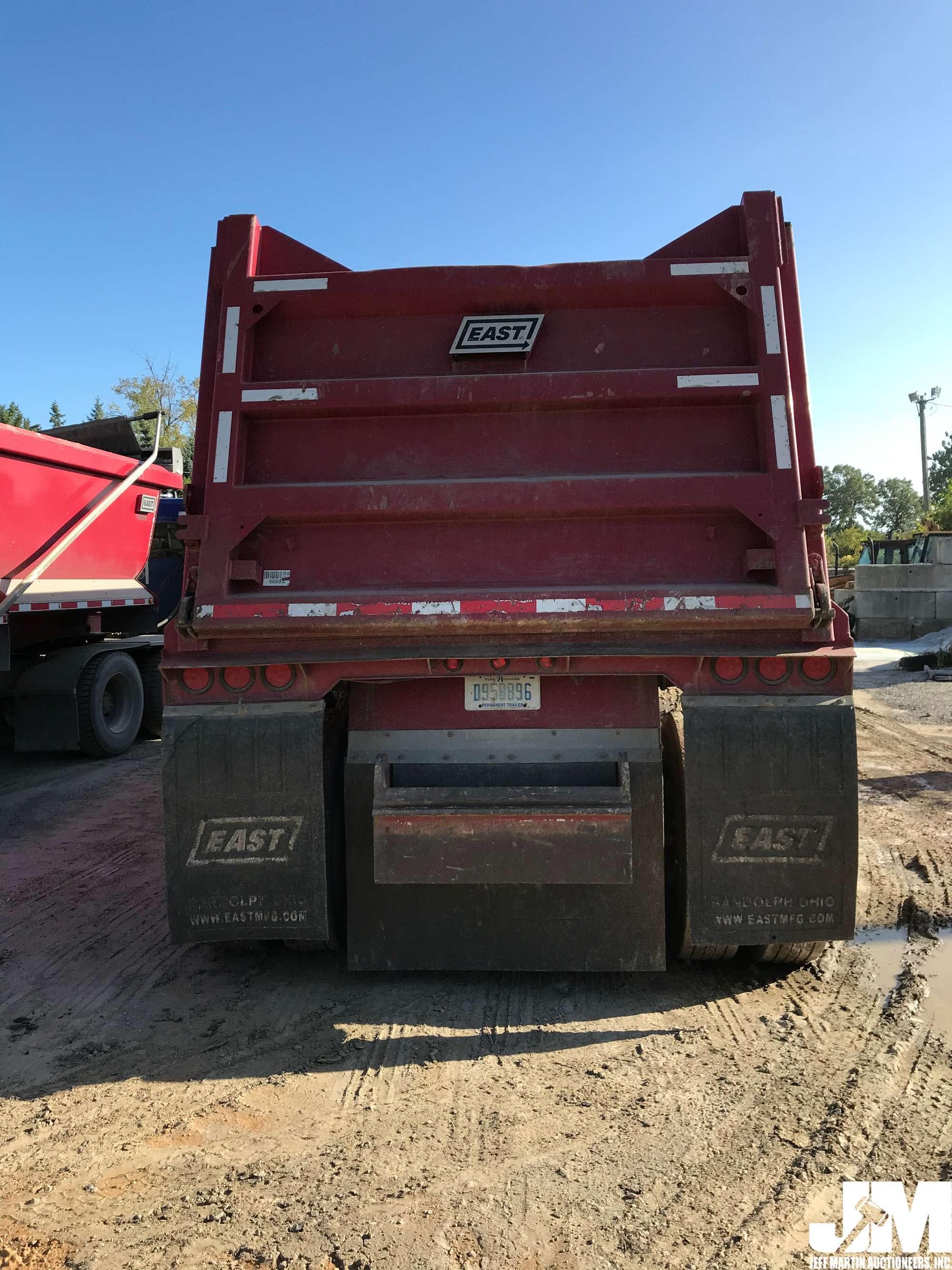 2017 EAST 24' STEEL  DUMP TRAILER VIN: 1E1D3M483HR056993