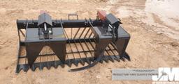 (UNUSED) 76" SKELETON DUAL GRAPPLE BUCKET