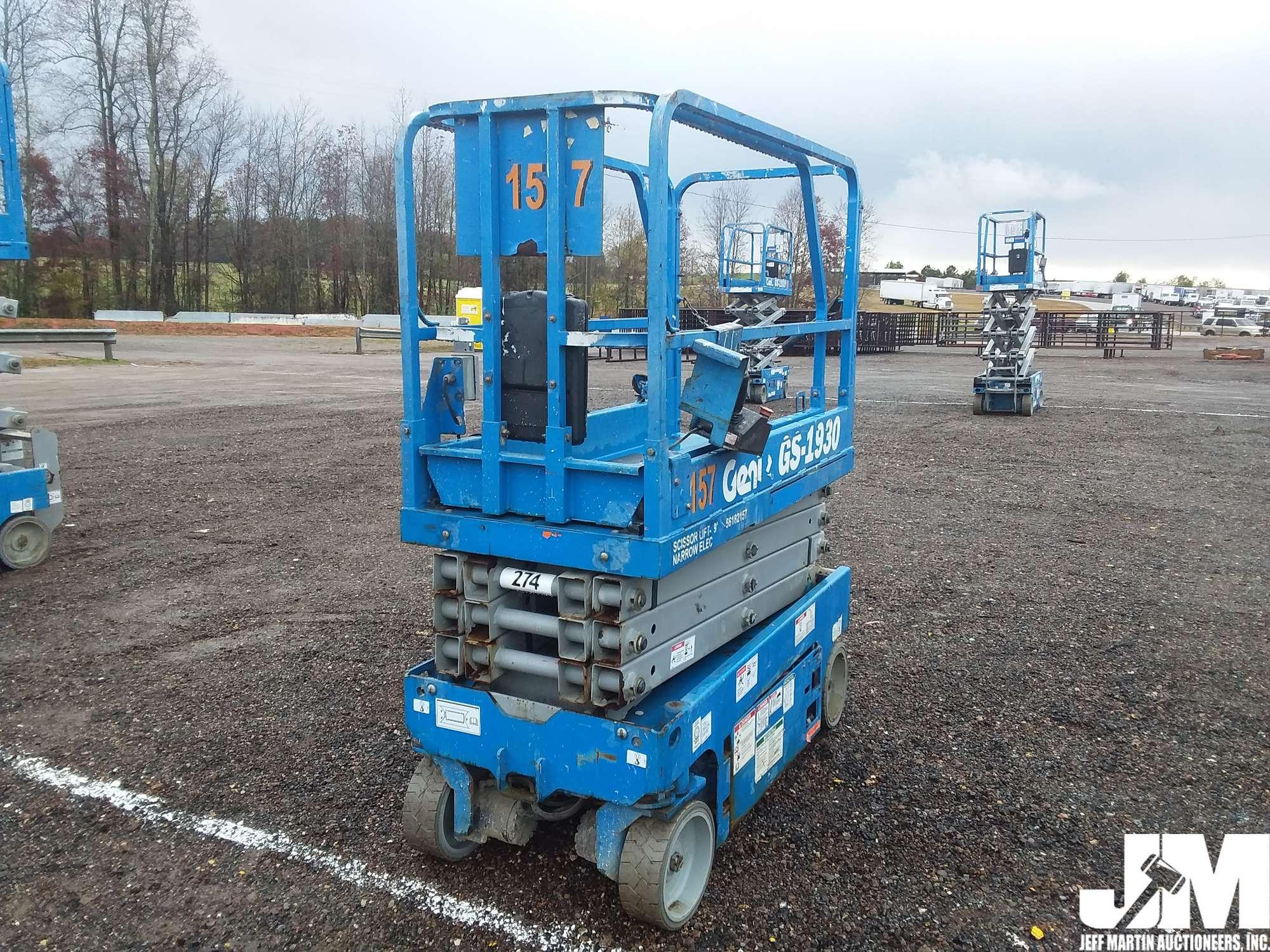 2013 GENIE GS-1930 SCISSOR LIFT SN: GS3013A-118298