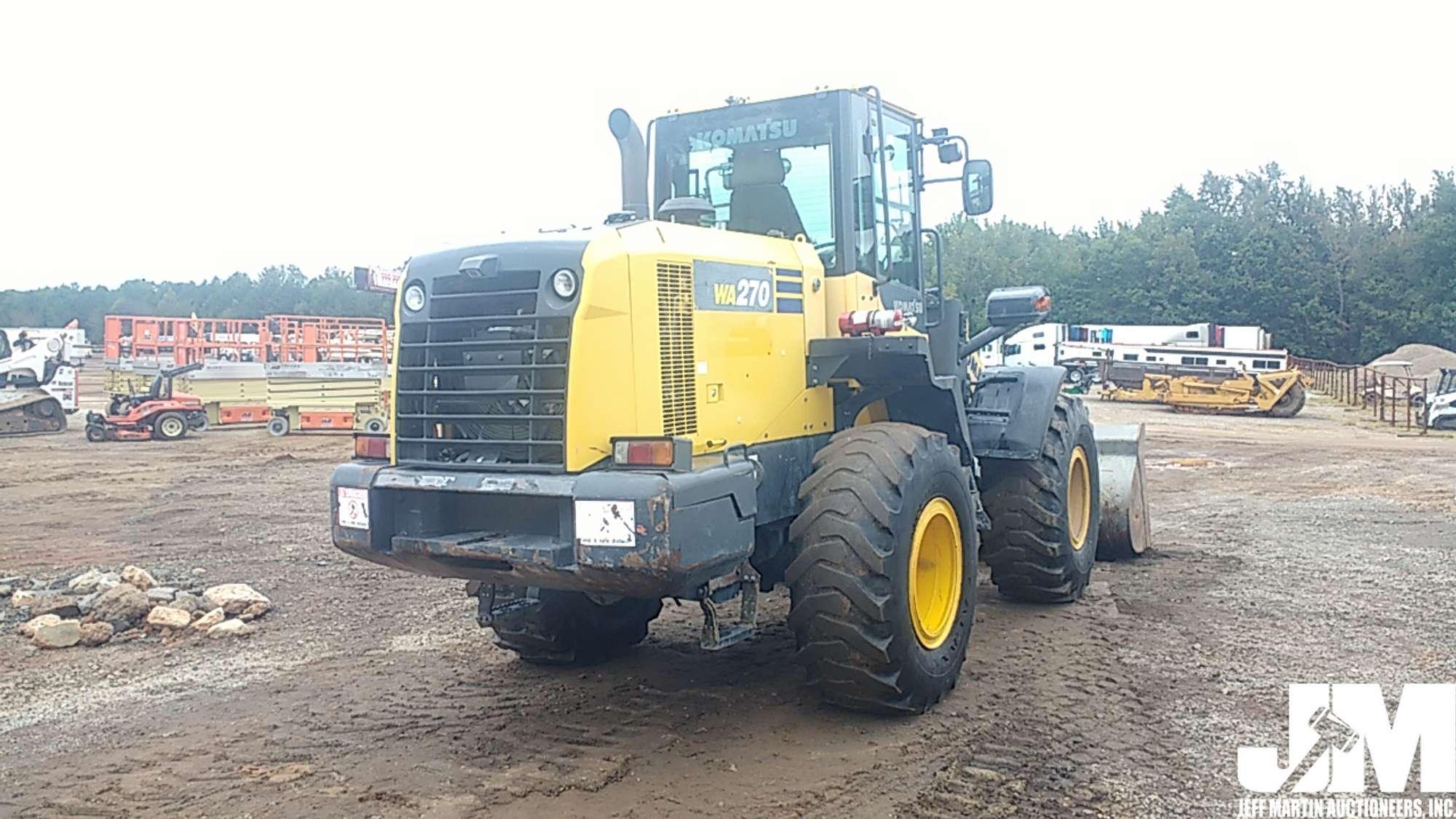 2014 KOMATSU WA270-7 WHEEL LOADER SN: KMTWA122P01080290