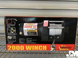 WOOD POWER 2000 LB ELECTRIC WINCH