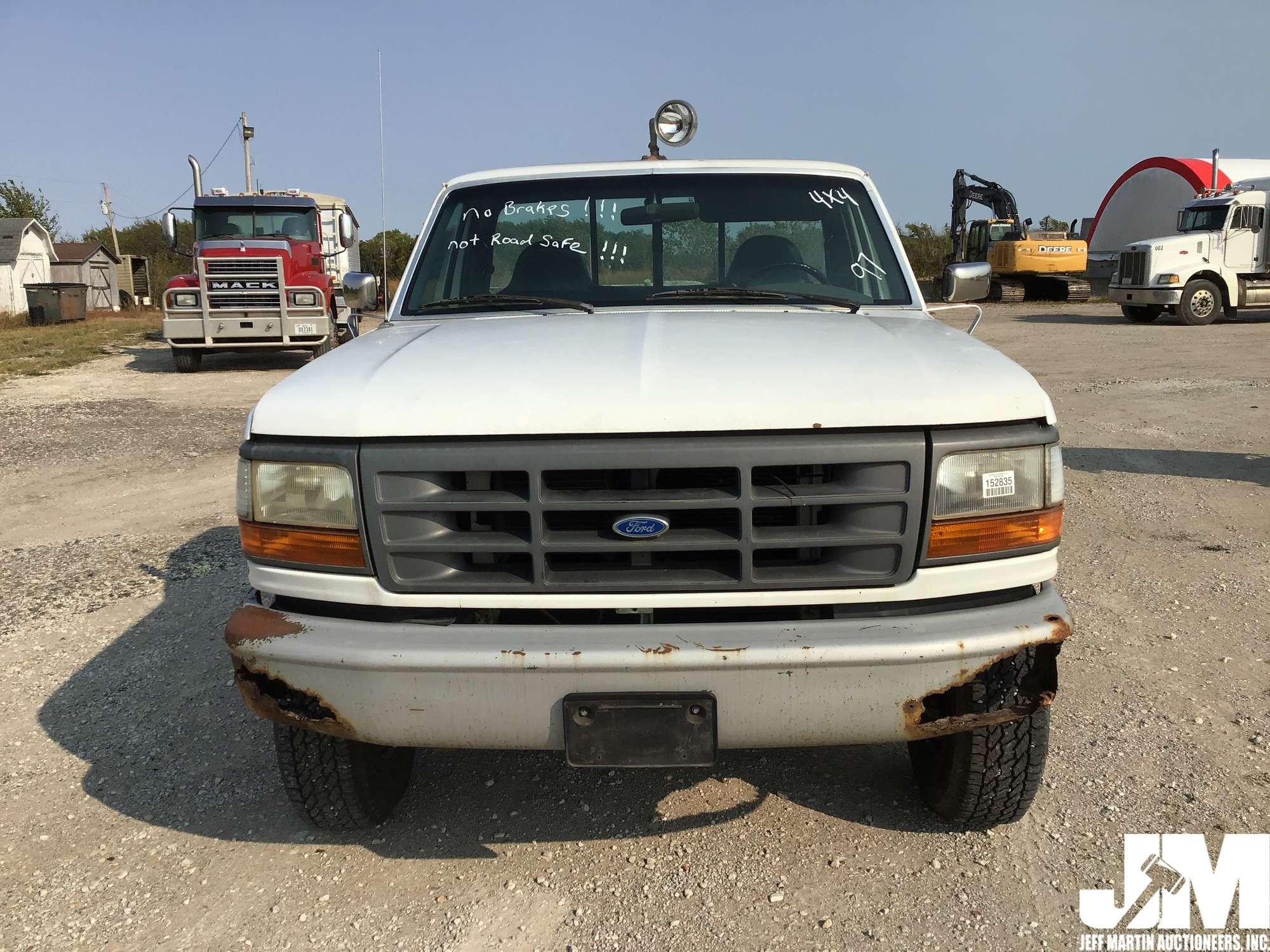 1997 FORD F-250HD REGULAR CAB 4X4 3/4 TON PICKUP VIN: 3FTHF26H7VMA52529