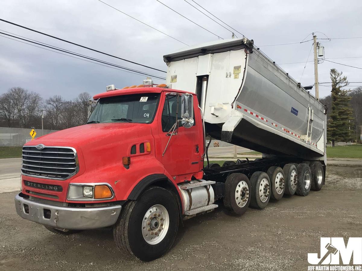 2004 STERLING TRUCK L9500 SERIES SIX AXLE DUMP TRUCK VIN: 2FZHAZAS94AM32149