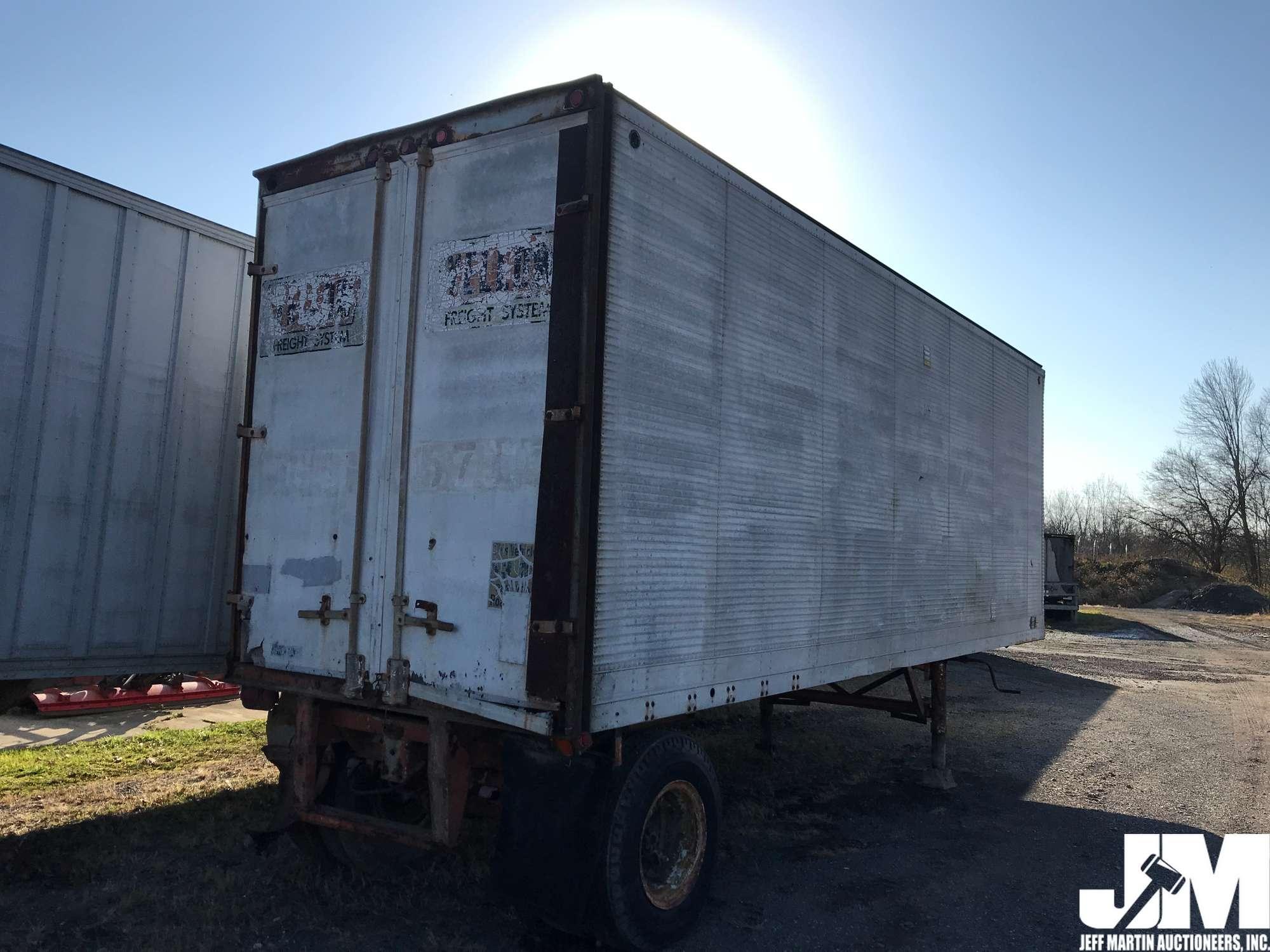 1969 FRUEHAUF FBB9-W1-27 VAN TRAILER